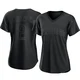 San Diego Padres ＃2 Johnny Manziel Women's Black Authentic Pitch Fashion Jersey