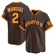 San Diego Padres ＃2 Johnny Manziel Youth Brown Limited Cooperstown Collection Jersey