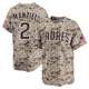San Diego Padres ＃2 Johnny Manziel Youth Camo Limited 2nd Alternate Jersey