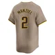San Diego Padres ＃2 Johnny Manziel Youth Limited Tan Alternate Jersey