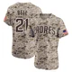 San Diego Padres ＃21 Heath Bell Men's Camo Elite Alternate Vapor Premier Jersey