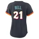 San Diego Padres ＃21 Heath Bell Women's Limited Obsidian 2026 City Connect Stadium Jersey