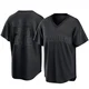 San Diego Padres ＃22 Jason Heyward Men's Black Replica Pitch Fashion Jersey
