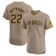 San Diego Padres ＃22 Jason Heyward Men's Brown Elite Alternate Jersey