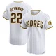 San Diego Padres ＃22 Jason Heyward Men's White Elite Home Patch Jersey