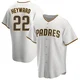 San Diego Padres ＃22 Jason Heyward Youth White/Brown Replica Home Jersey