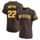 San Diego Padres ＃22 Mason Miller Men's Brown Elite Road Vapor Premier Jersey