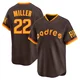 San Diego Padres ＃22 Mason Miller Men's Brown Limited Cooperstown Collection Jersey