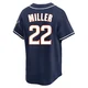 San Diego Padres ＃22 Mason Miller Men's Navy Limited Cooperstown Collection Jersey