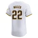 San Diego Padres ＃22 Mason Miller Men's White Elite Home Jersey