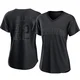 San Diego Padres ＃22 Mason Miller Women's Black Replica Pitch Fashion Jersey