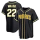 San Diego Padres ＃22 Mason Miller Youth Black Replica Fashion Out Jersey