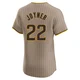 San Diego Padres ＃22 Wally Joyner Men's Brown Elite Alternate Jersey
