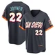 San Diego Padres ＃22 Wally Joyner Men's Limited Obsidian 2026 City Connect Stadium Jersey
