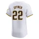 San Diego Padres ＃22 Wally Joyner Men's White Elite Home Jersey