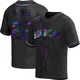 San Diego Padres ＃22 Wally Joyner Youth Black Replica Holographic Alternate Jersey
