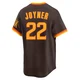San Diego Padres ＃22 Wally Joyner Youth Brown Limited Cooperstown Collection Jersey
