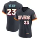 San Diego Padres ＃23 Phil Nevin Men's Authentic Obsidian 2026 City Connect Stadium Jersey