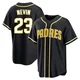 San Diego Padres ＃23 Phil Nevin Men's Black Replica Fashion Out Jersey