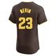 San Diego Padres ＃23 Phil Nevin Men's Brown Elite Road Vapor Premier Jersey