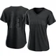 San Diego Padres ＃23 Phil Nevin Women's Black Authentic Pitch Fashion Jersey