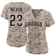 San Diego Padres ＃23 Phil Nevin Women's Camo Limited 2nd Alternate Jersey