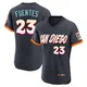 San Diego Padres ＃23 Tito Fuentes Men's Authentic Obsidian 2026 City Connect Stadium Jersey