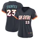 San Diego Padres ＃23 Tito Fuentes Women's Limited Obsidian 2026 City Connect Stadium Jersey