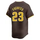 San Diego Padres ＃23 Tito Fuentes Youth Brown Limited Away Jersey