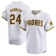 San Diego Padres ＃24 David Peralta Youth White Limited Home Jersey