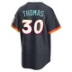 San Diego Padres ＃30 Derrel Thomas Men's Limited Obsidian 2026 City Connect Stadium Jersey