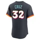 San Diego Padres ＃32 Nelson Cruz Men's Authentic Obsidian 2026 City Connect Stadium Jersey