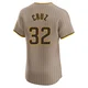 San Diego Padres ＃32 Nelson Cruz Men's Brown Elite Alternate Jersey