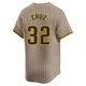 San Diego Padres ＃32 Nelson Cruz Men's Limited Tan Alternate Jersey