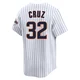San Diego Padres ＃32 Nelson Cruz Men's White Limited Cooperstown Collection Jersey