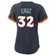 San Diego Padres ＃32 Nelson Cruz Women's Limited Obsidian 2026 City Connect Stadium Jersey