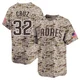 San Diego Padres ＃32 Nelson Cruz Youth Camo Limited 2nd Alternate Jersey