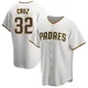 San Diego Padres ＃32 Nelson Cruz Youth White/Brown Replica Home Jersey
