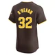 San Diego Padres ＃32 Ryan O'Hearn Men's Brown Elite Road Vapor Premier Jersey