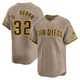 San Diego Padres ＃32 Ryan O'Hearn Men's Limited Tan Alternate Jersey