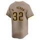 San Diego Padres ＃32 Ryan O'Hearn Men's Limited Tan Alternate Jersey