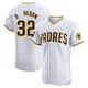 San Diego Padres ＃32 Ryan O'Hearn Men's White Elite Home Patch Jersey