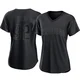San Diego Padres ＃32 Ryan O'Hearn Women's Black Authentic Pitch Fashion Jersey