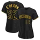 San Diego Padres ＃32 Ryan O'Hearn Women's Black Replica Snake Skin City Jersey