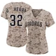 San Diego Padres ＃32 Ryan O'Hearn Women's Camo Limited 2nd Alternate Jersey