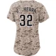 San Diego Padres ＃32 Ryan O'Hearn Women's Camo Limited 2nd Alternate Jersey