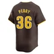 San Diego Padres ＃36 Gaylord Perry Men's Brown Limited Away Jersey