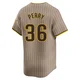 San Diego Padres ＃36 Gaylord Perry Men's Limited Tan Alternate Jersey