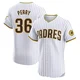 San Diego Padres ＃36 Gaylord Perry Men's White Elite Home Jersey