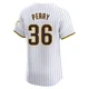 San Diego Padres ＃36 Gaylord Perry Men's White Elite Home Jersey